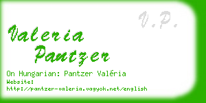 valeria pantzer business card